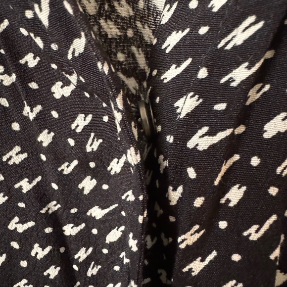 Black Joe Fresh wrap dress with drawstring waist - Picture 3 of 4